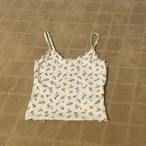 floral hollister tank top